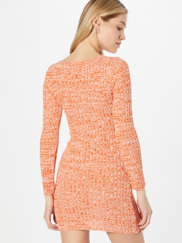 In The Style - Vestido de punto 'Saffron' en naranja