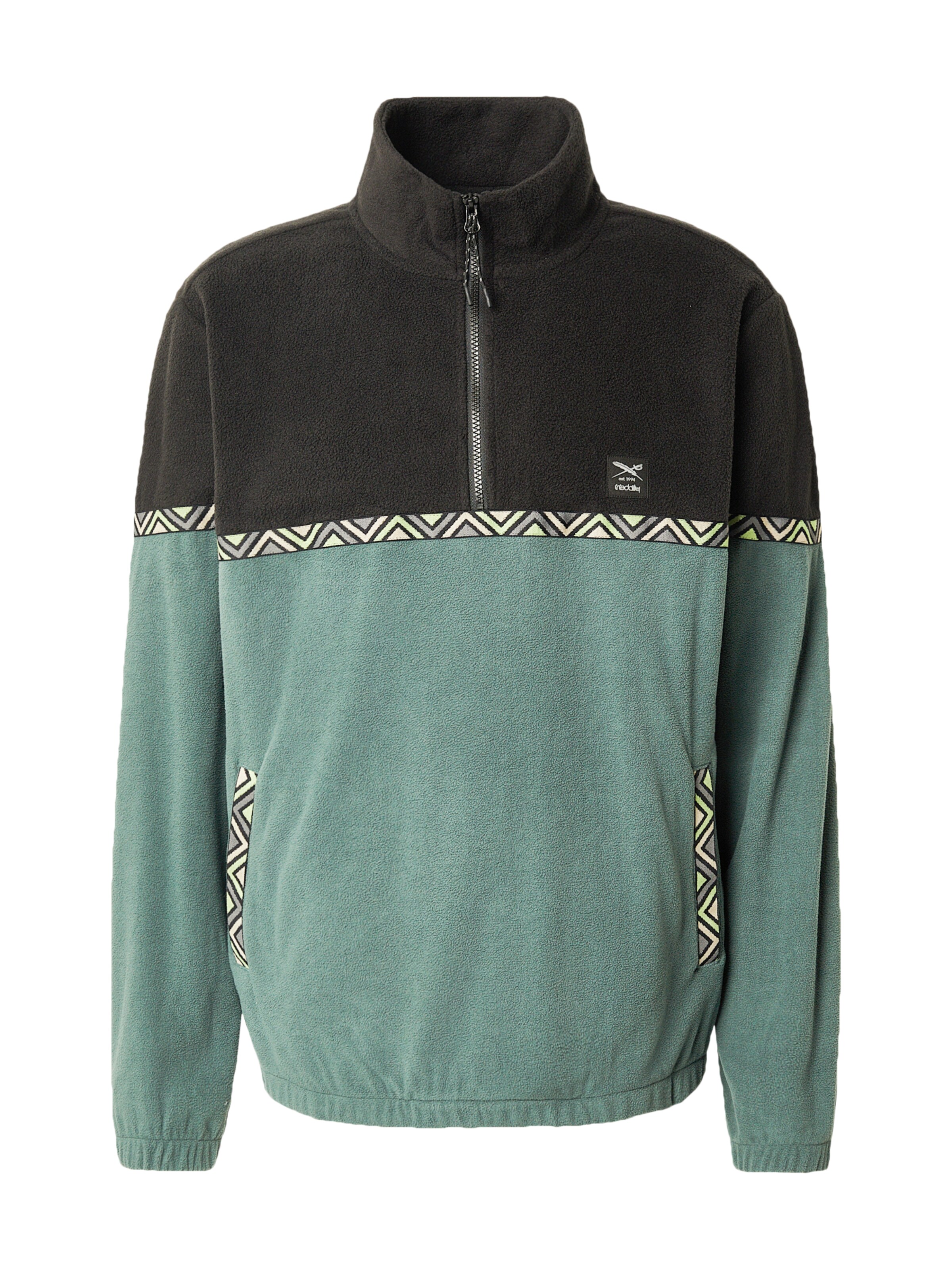 Iriedaily Πουλόβερ 'Monte Noe' σε πράσινο: μπροστά