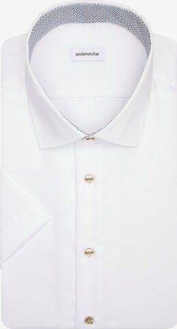 SEIDENSTICKER Regular fit Business Shirt 'SMART ESSENTIALS' in White