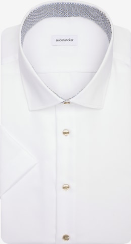 Coupe regular Chemise business 'SMART ESSENTIALS' SEIDENSTICKER en blanc