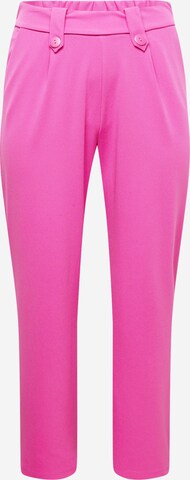 Wide leg Pantaloni con pieghe 'SANIA' di ONLY Carmakoma in rosa: frontale