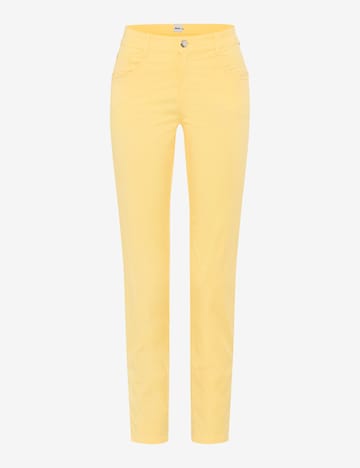 Regular Pantalon BRAX en jaune