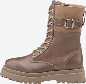 LLOYD Lace-up bootie 'Aura 375' in Brown: front