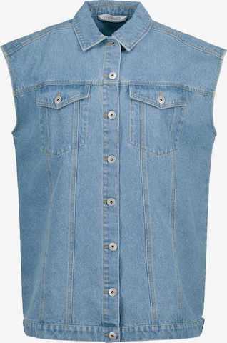 Studio Untold Bodywarmer in Blauw: voorkant