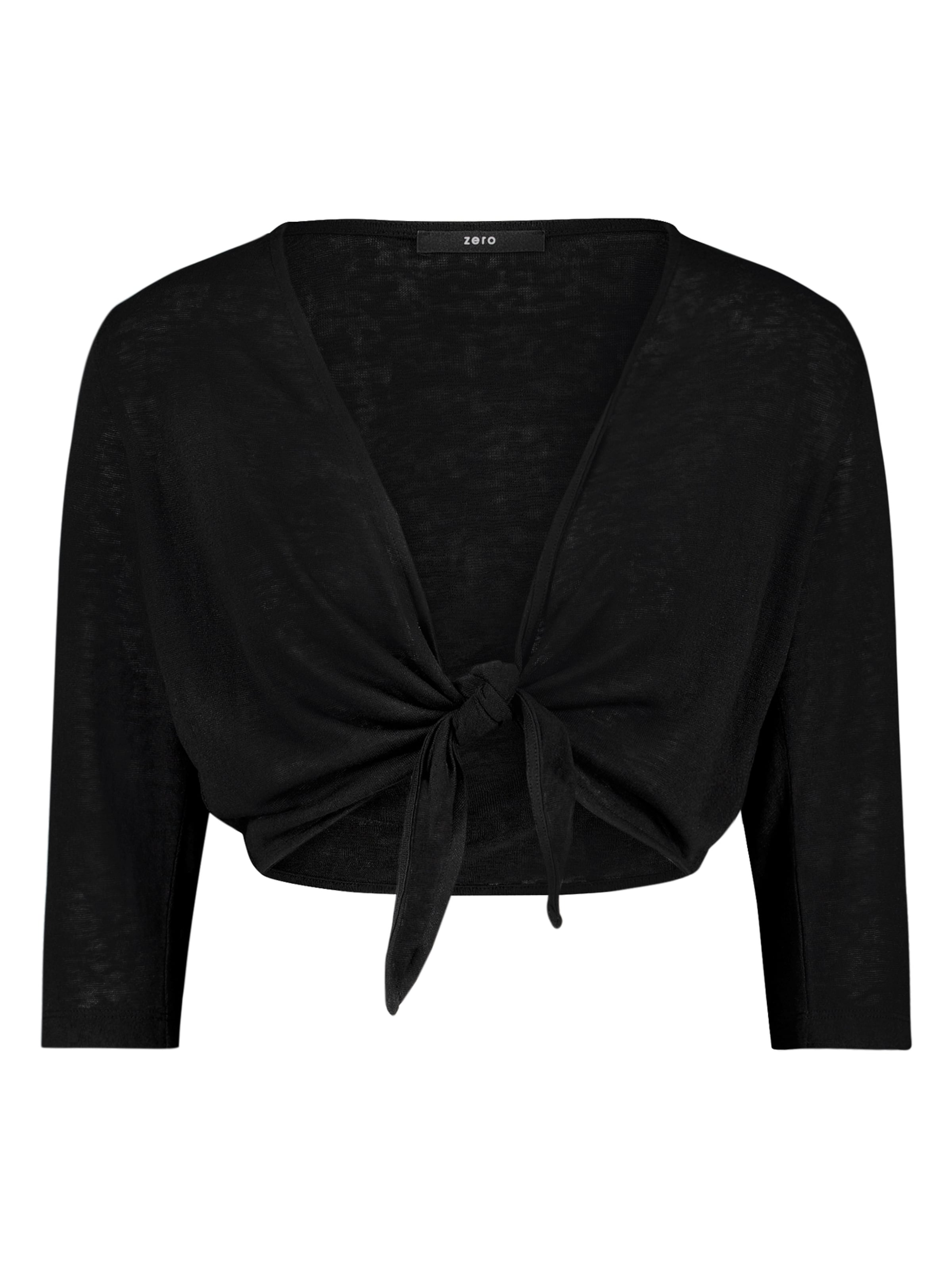 zero Sweat jacket in Black: front