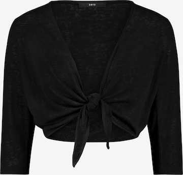 Giacca di felpa di zero in nero: frontale