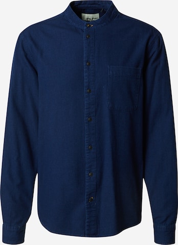 Coupe regular Chemise BLEND en bleu : devant