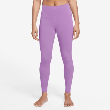 NIKE Skinny Leggings in Purple: front