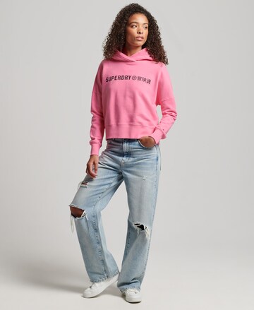 Sweat-shirt Superdry en rose