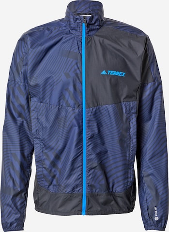 ADIDAS TERREX Sportjacke in Blau: predná strana