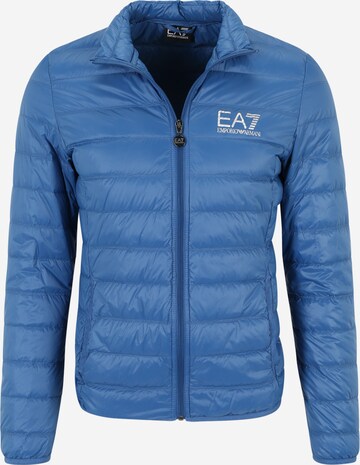 Veste mi-saison EA7 Emporio Armani en bleu : devant