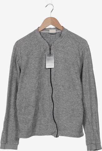 KnowledgeCotton Apparel Sweater & Cardigan in L in Grey: front