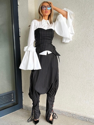 IUnique Regular Hose 'Pirate-Style Pants'‌‌‌‌‌‌‌‌‌‌ in Schwarz: Vorderseite