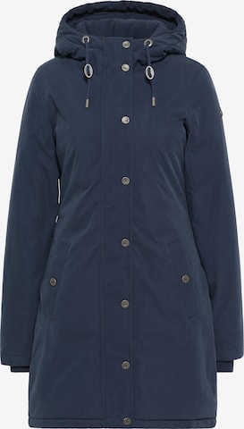 DreiMaster Vintage Raincoat in Blue: front