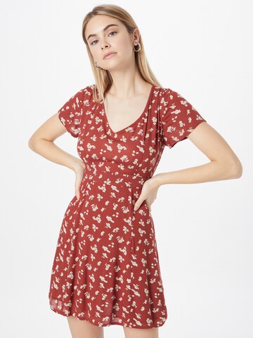 ABOUT YOU Kleid 'Valeria' in Rot: Vorderseite