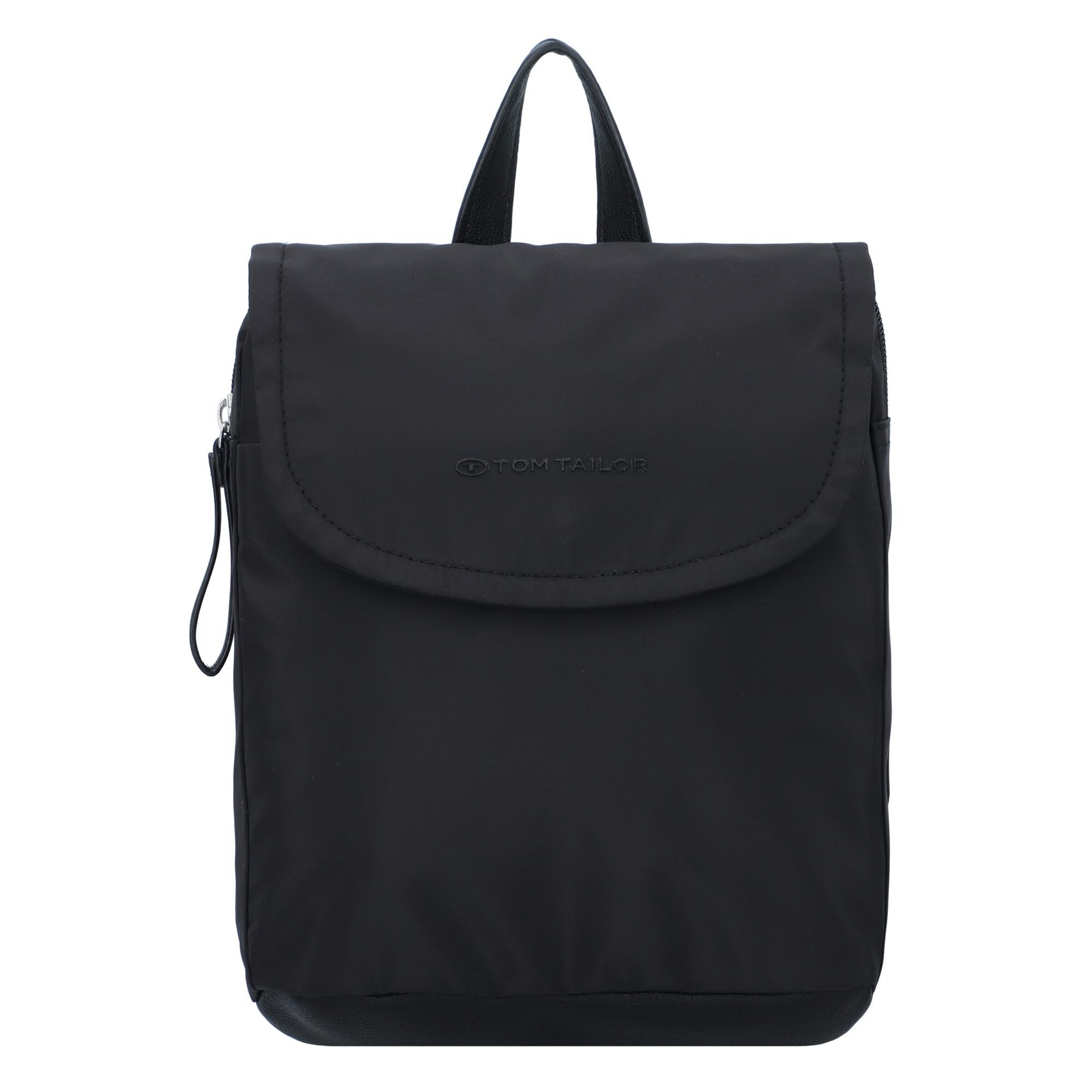 TOM TAILOR Backpack 'Sansa' in Black: front