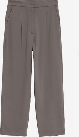 ARMEDANGELS Pleat-front trousers in Grey: front