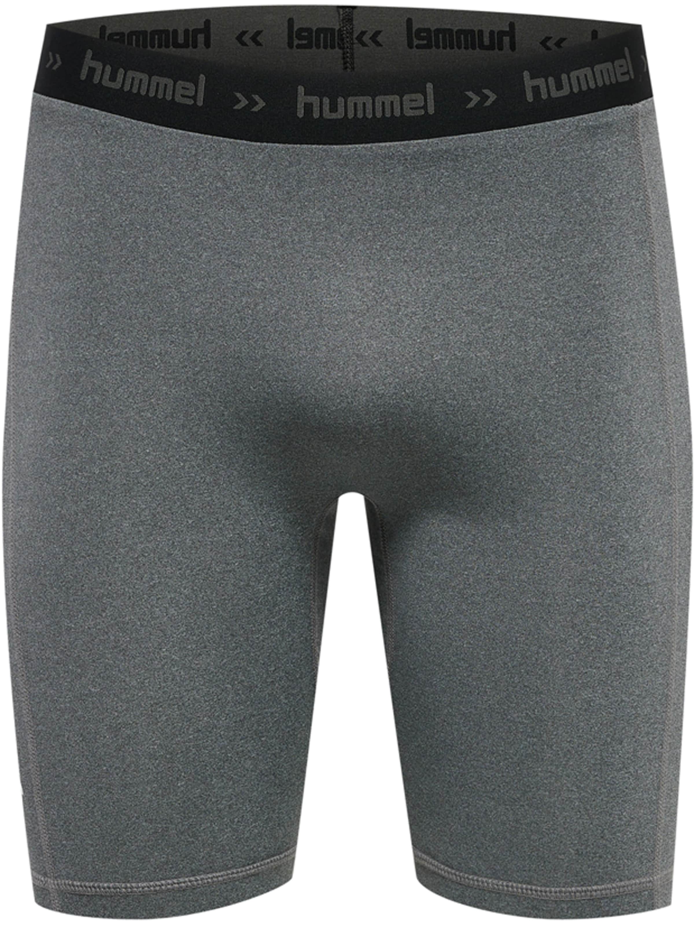 Hummel Skinny Sportsbukser i grå: forside