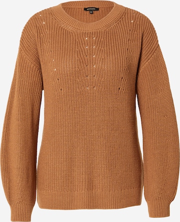 Pull-over MORE & MORE en marron : devant