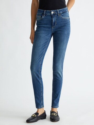 Skinny Jeans de la Liu Jo pe albastru: față
