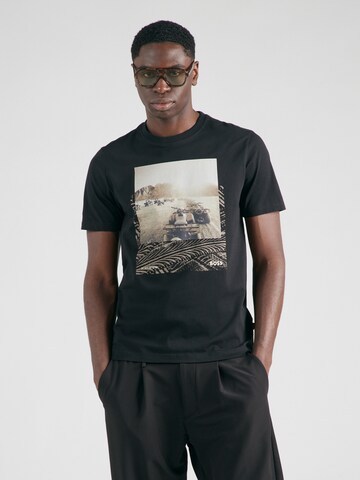BOSS Bluser & t-shirts 'Dunetrace' i sort: forside