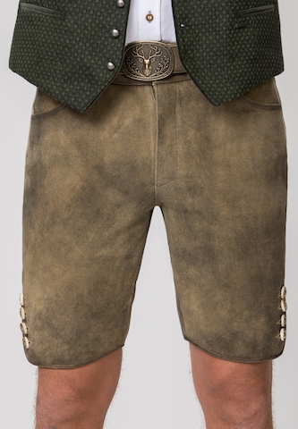 STOCKERPOINT Regular Traditional Pants 'Luka' in Brown: front
