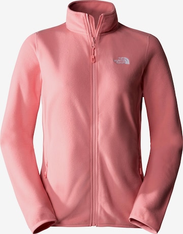 THE NORTH FACE Fleecejacke '100 GLACIER' in Pink: predná strana