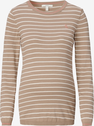 Esprit Maternity Pull-over en beige / marron / blanc, Vue avec produit