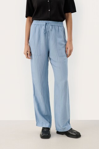 Part Two Regular Trousers 'Eniola' in Blue: front