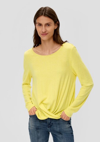 T-shirt s.Oliver en jaune : devant