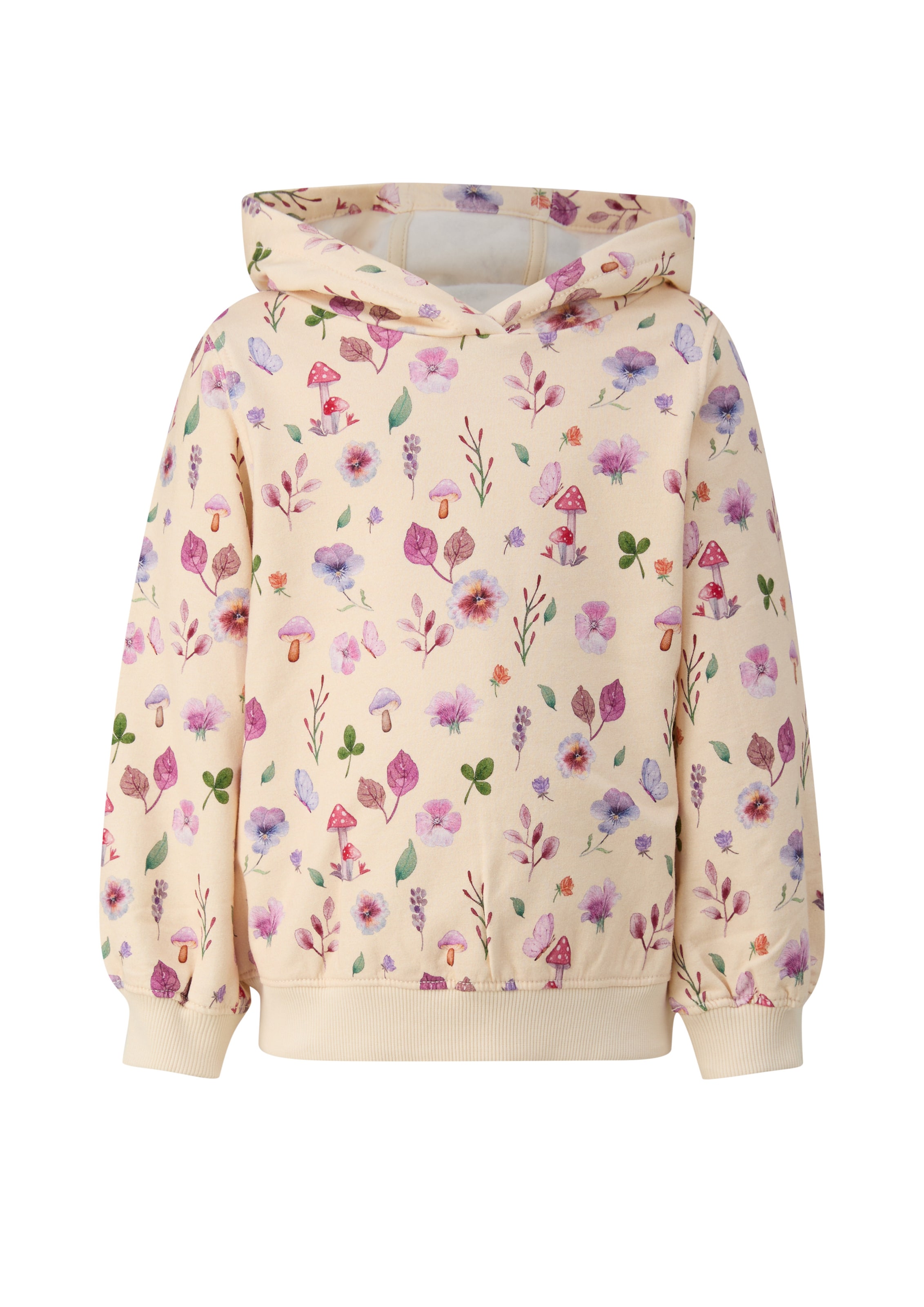 s.Oliver Sweatshirt in Beige: voorkant