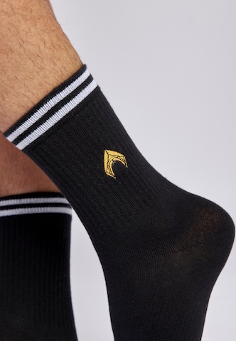 SNOCKS Socken 'Aquaman' in Schwarz