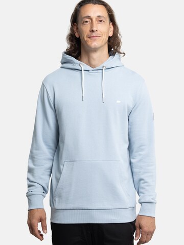 FORSBERG Sweatshirt 'Hoodie mit Logo auf Brust und Rücken' in Blue