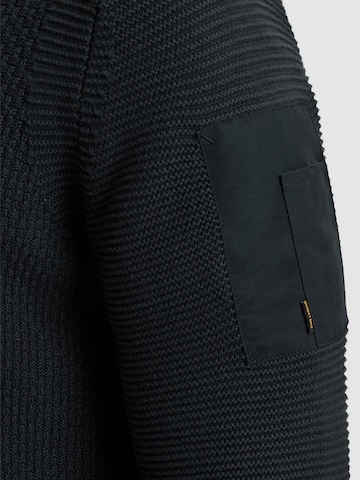 Pullover 'Cardigan with zipper closure' di PME Legend in blu