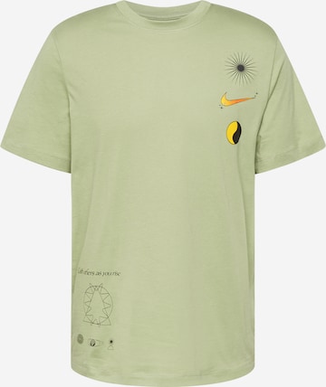 Tricou de la Nike Sportswear pe verde: față