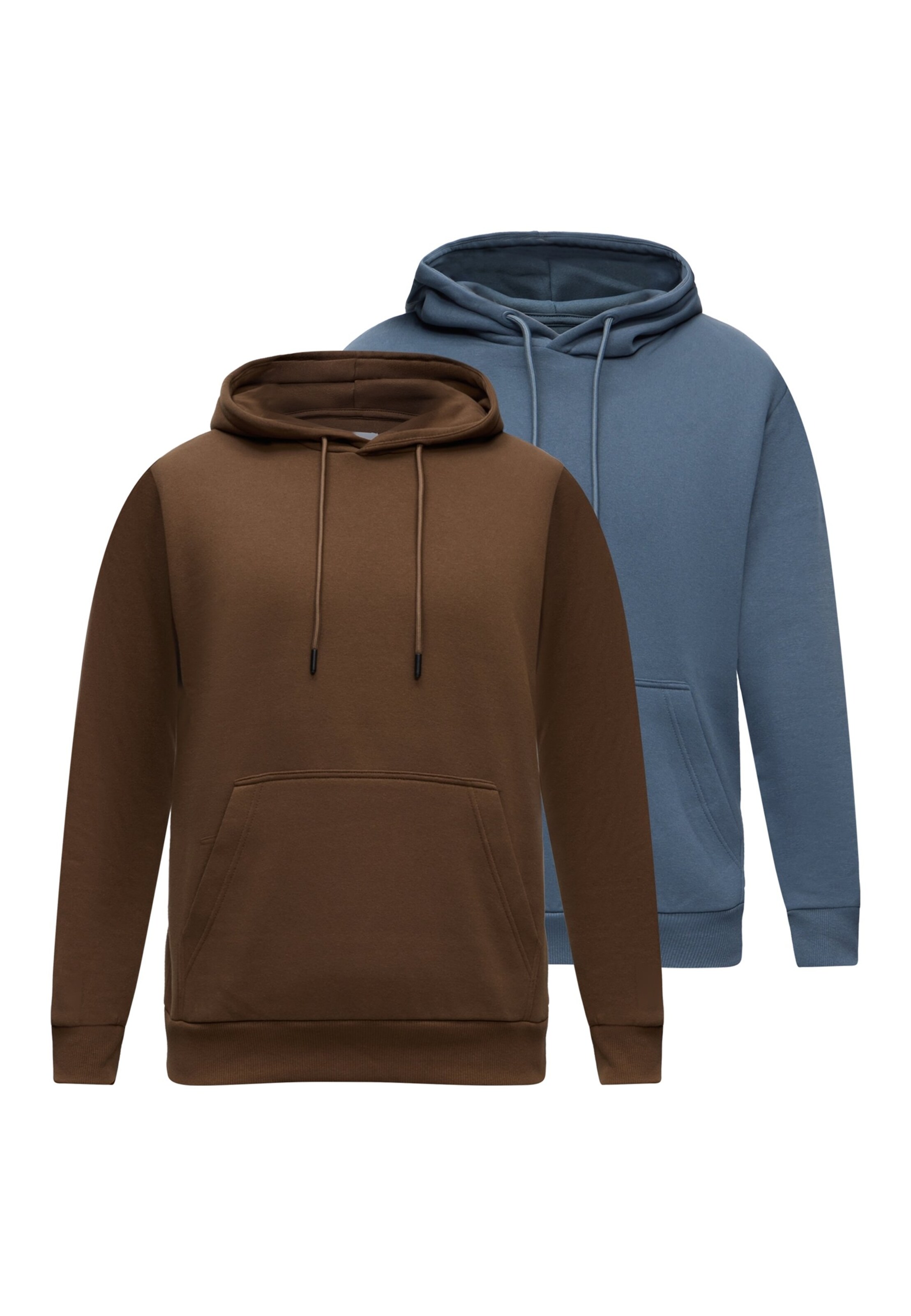 JACK & JONES Sweat-shirt 'JJEBRADLEY' en XS en saphir / marron, Vue avec produit