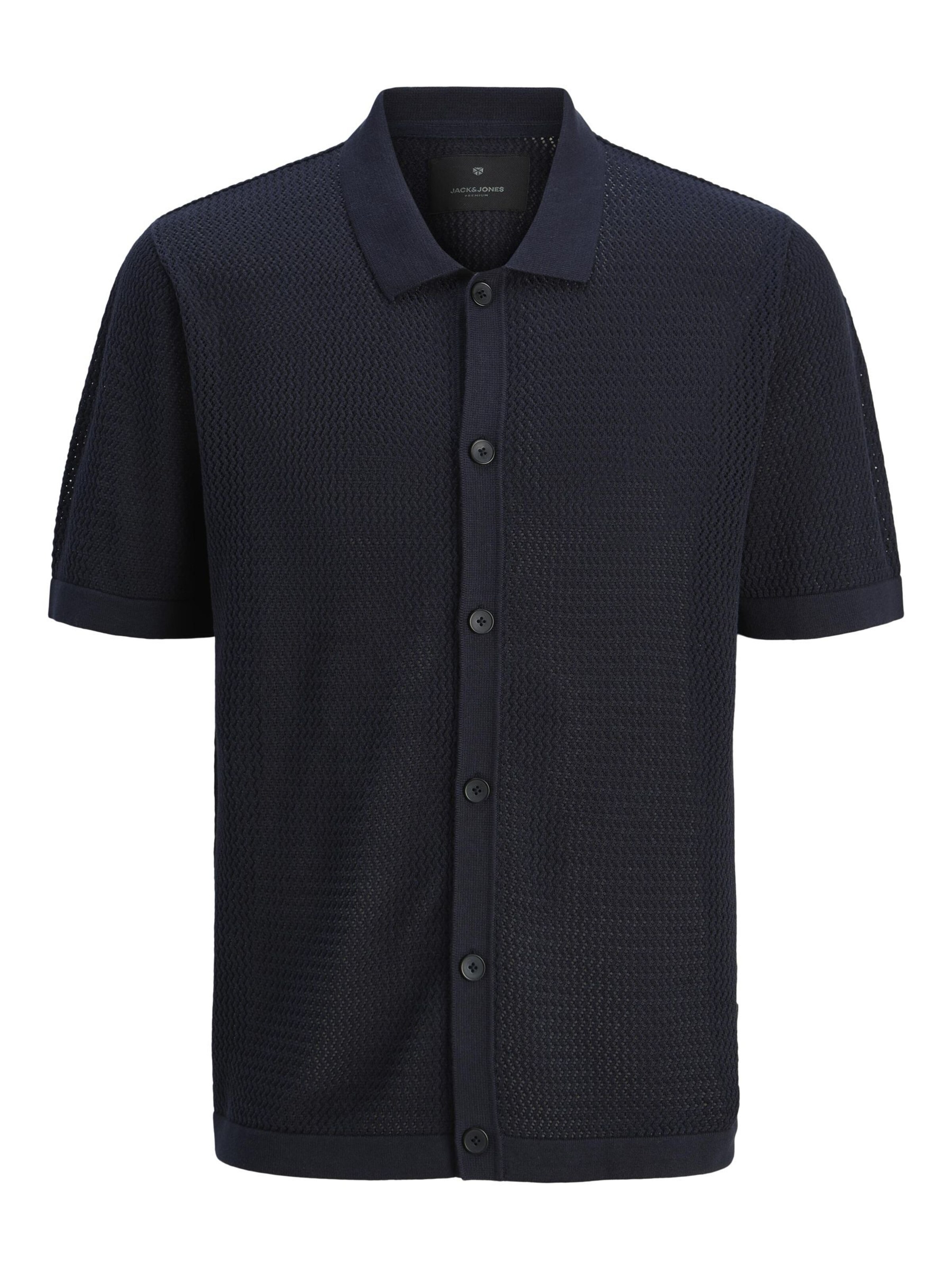 JACK & JONES Comfort fit Knit cardigan in Grey: front