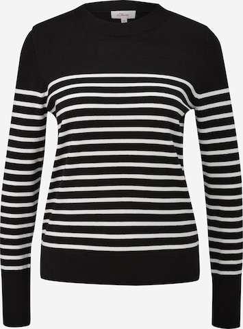 s.OliverPulover - crna boja: prednji dio