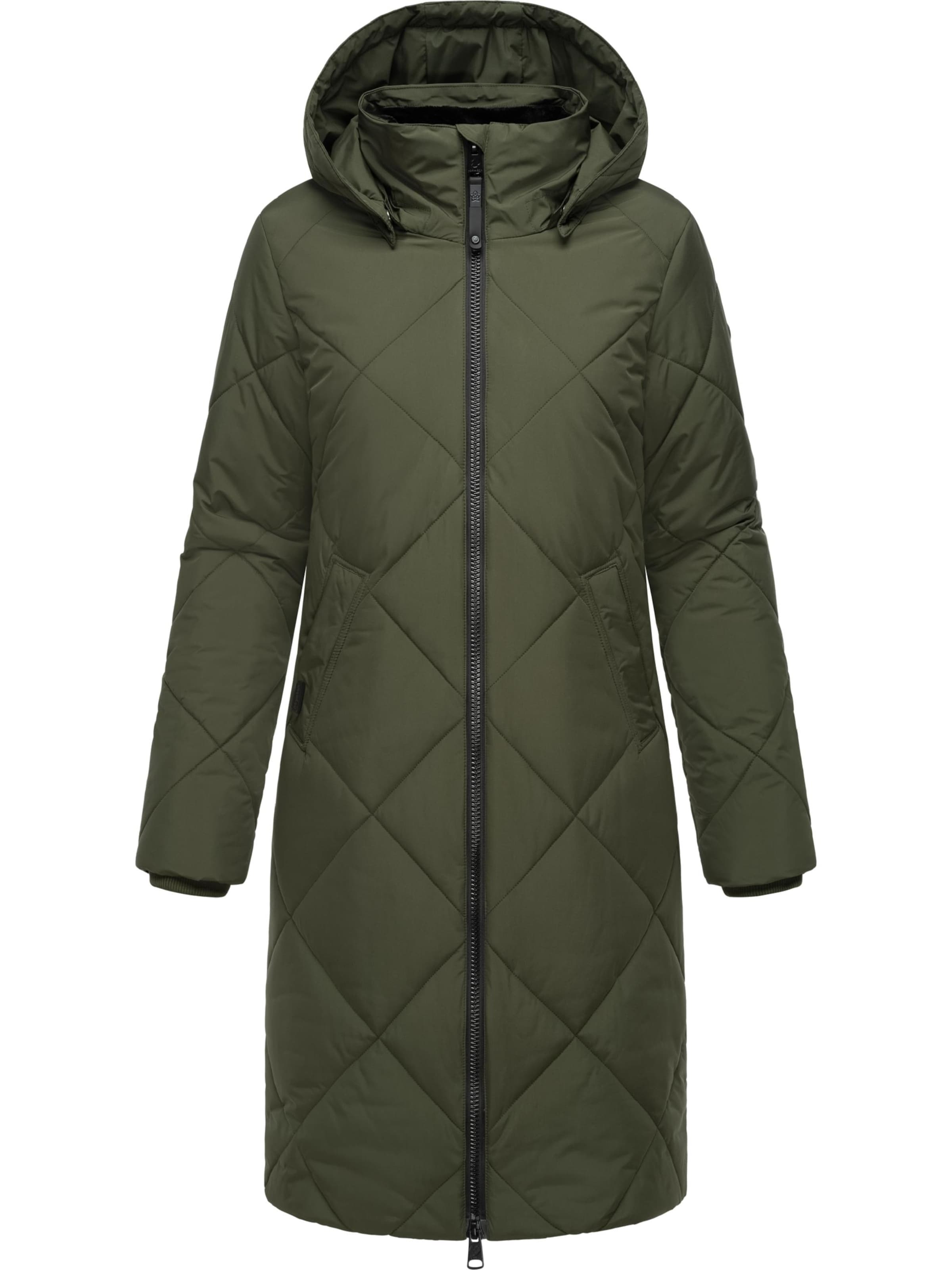 Ragwear Функционално палто 'Rebela' в зелено: отпред