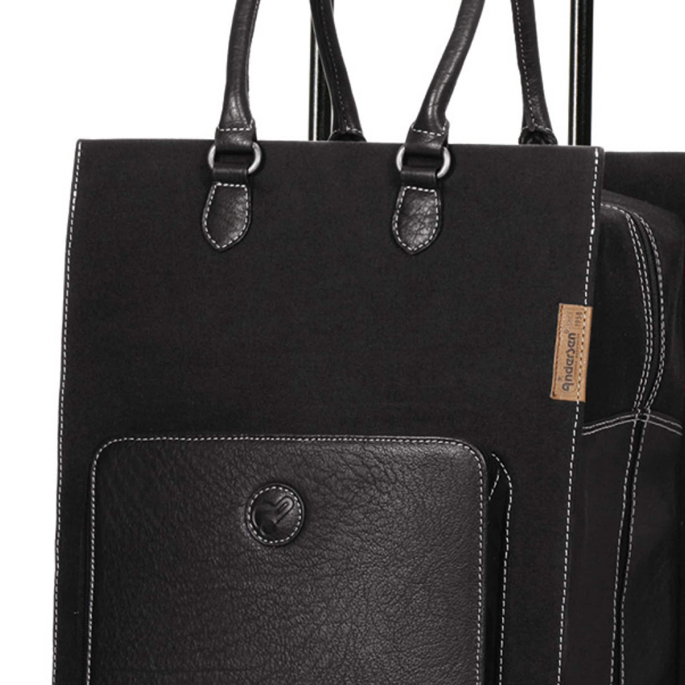 Andersen Shopper Shopper 'Quattro' in Schwarz