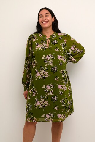 KAFFE CURVE Dress 'Vima' in Green: front