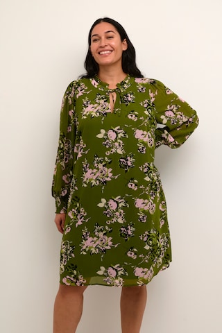 KAFFE CURVE Dress 'Vima' in Green: front