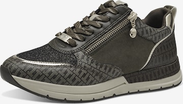 TAMARIS Sneakers laag in Groen: voorkant