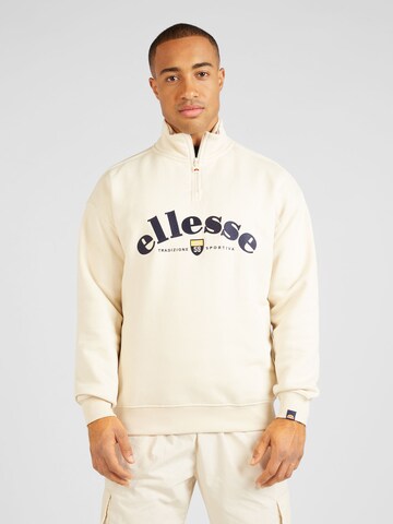 ELLESSE Sweatshirt 'Roane' in Weiß: predná strana