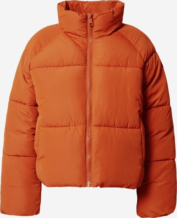 Monki Zimní bunda – oranžová: přední strana