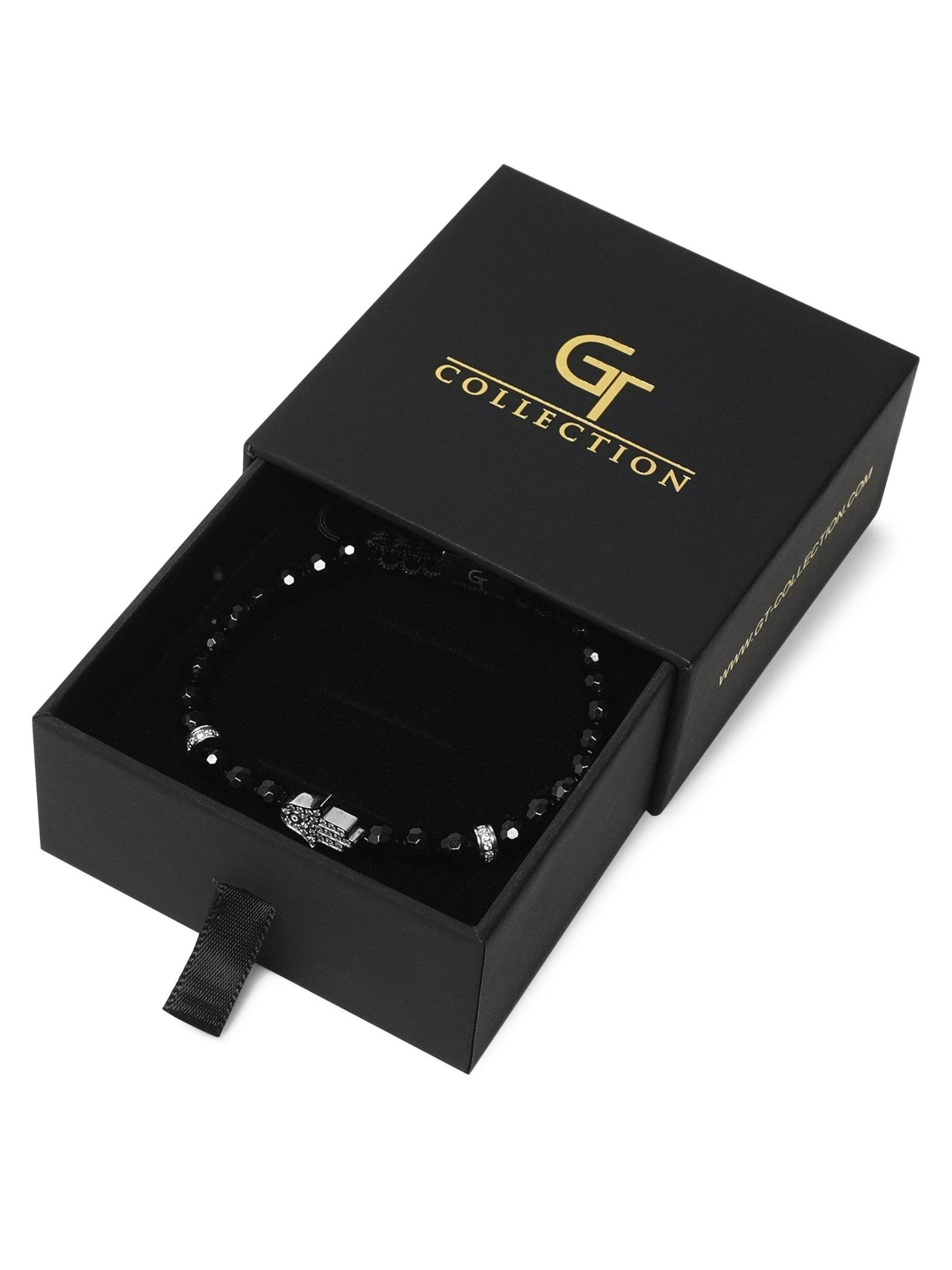 Bracelet 'Hamsa Hand' GT Collection en noir
