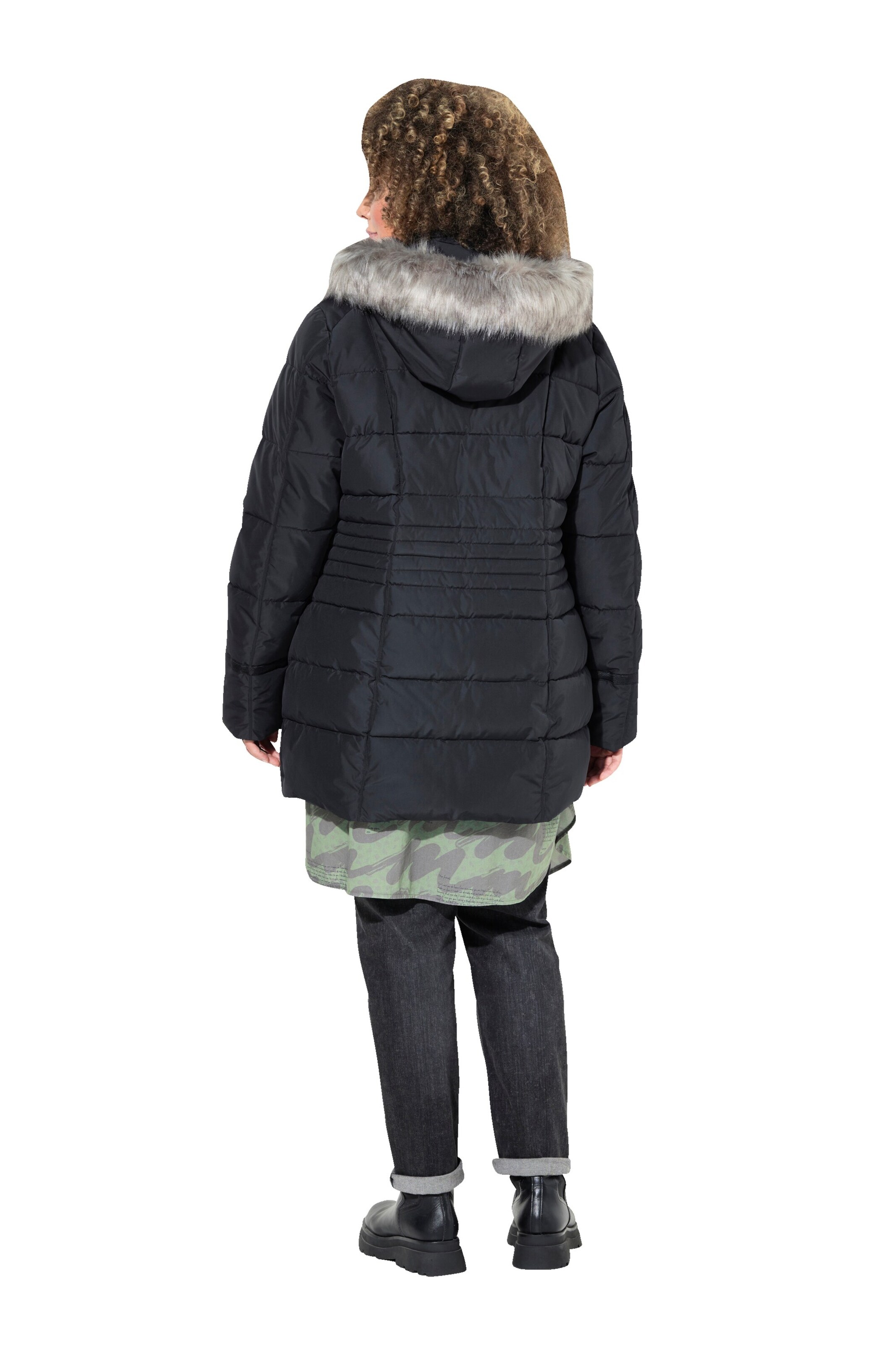 Ulla Popken Jacke in Schwarz