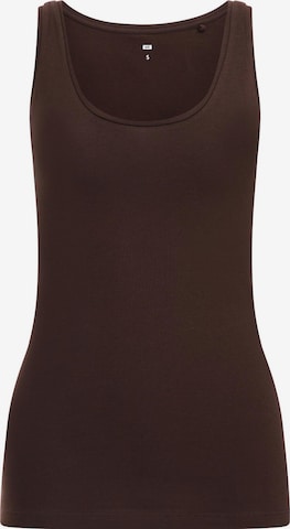 WE Fashion Top in Brown: front