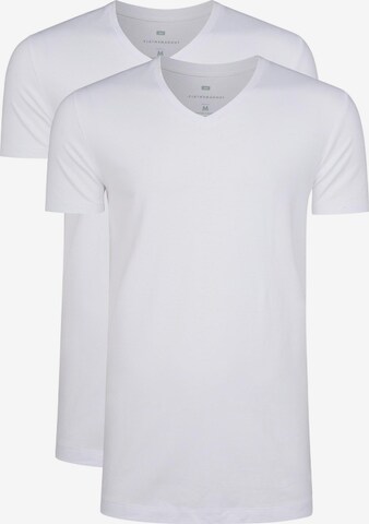 T-Shirt WE Fashion en blanc : devant