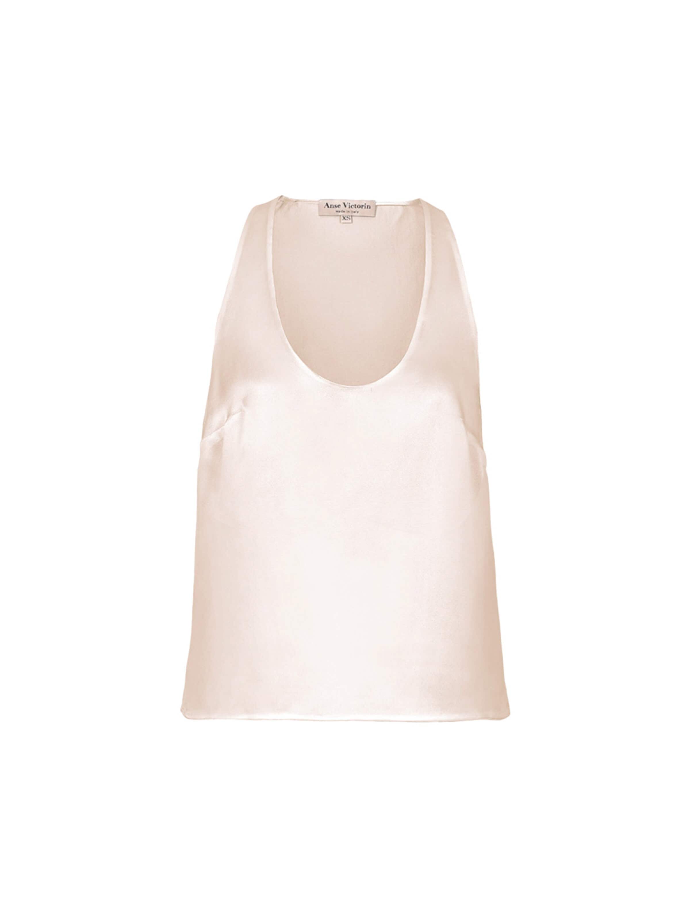 Anse Victorin - Top 'Victoria' en beige: frente